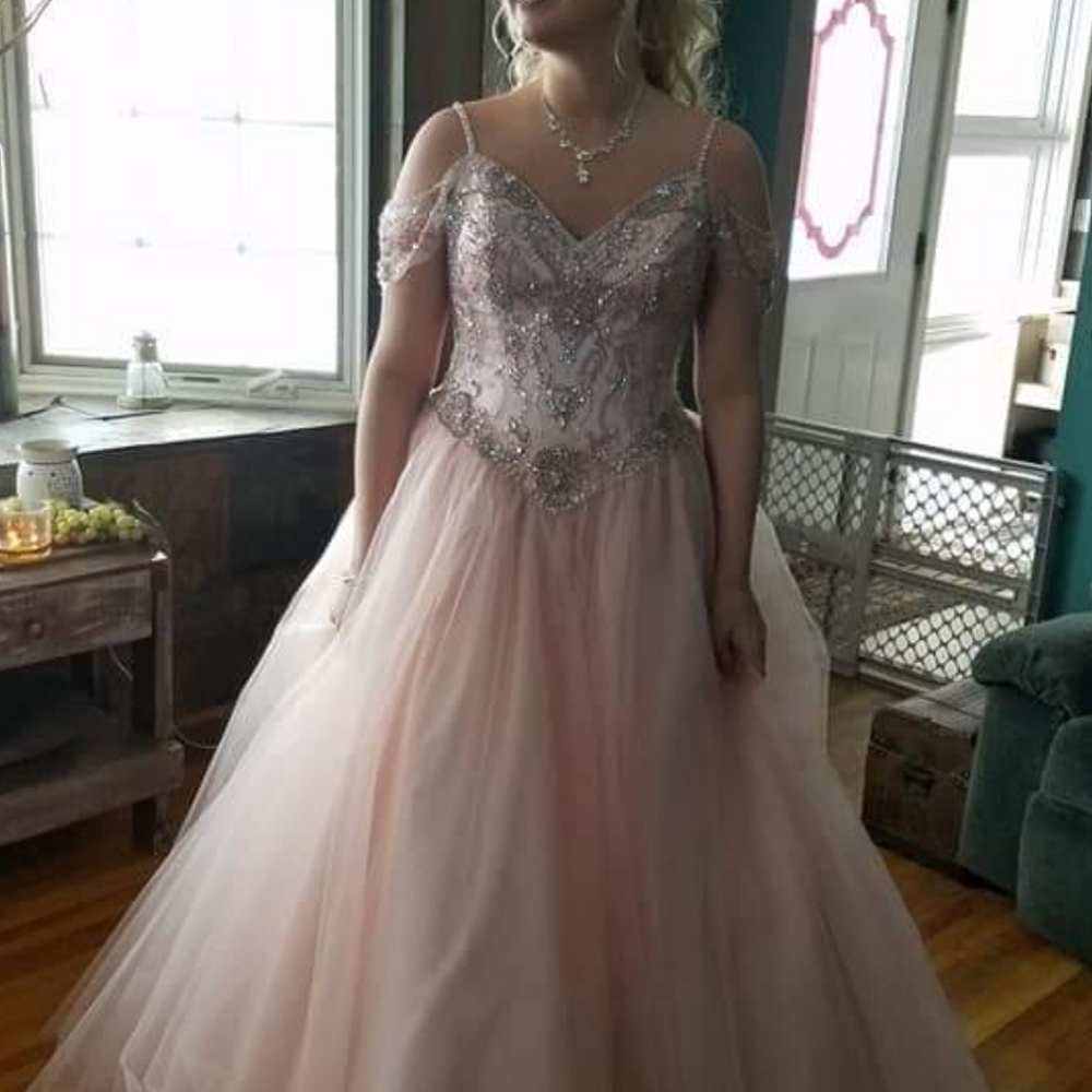 Prom Ball Gown, Blush